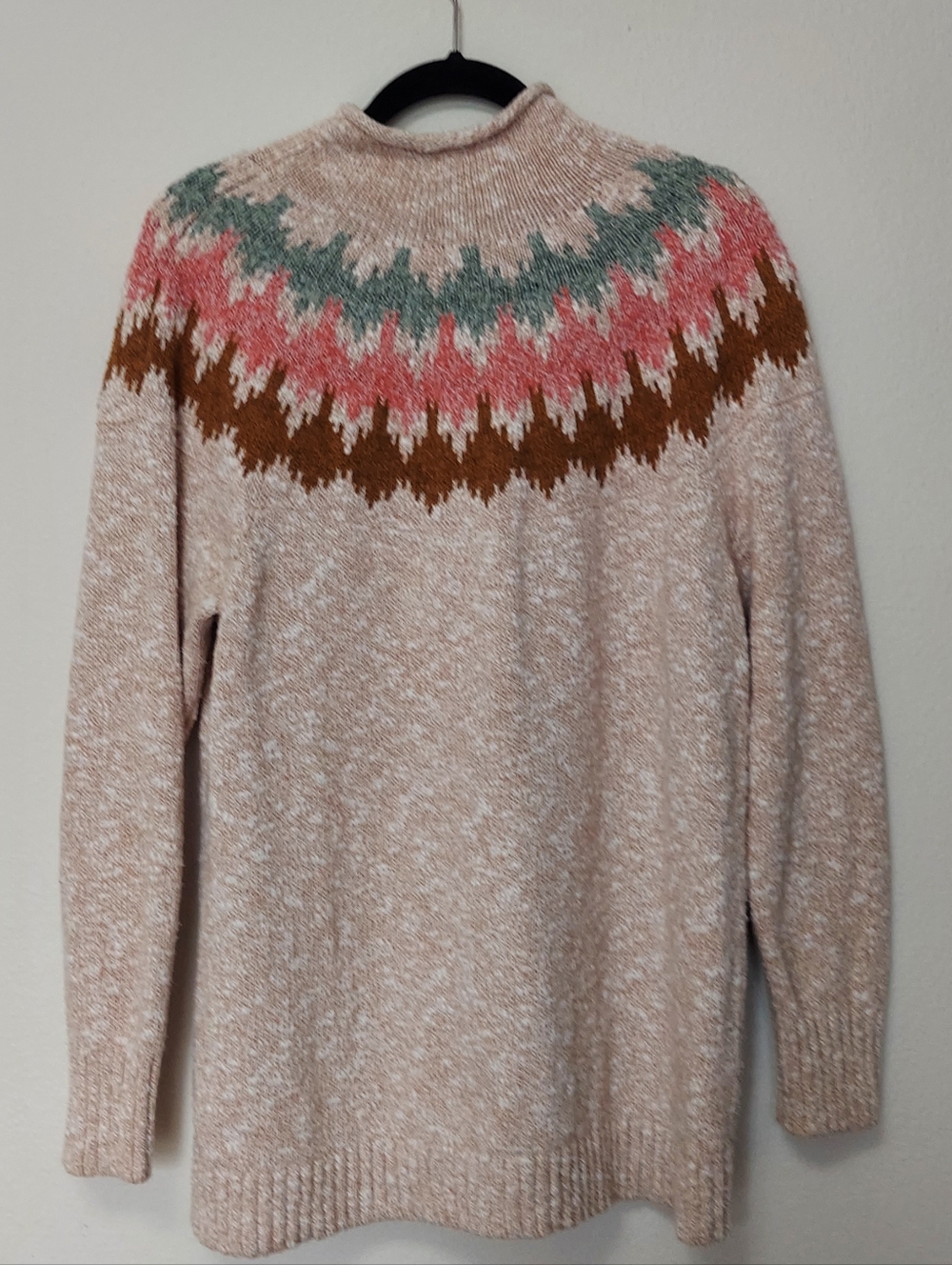L.L. Bean Plus Size 1X Cozy Nordic  Fair Isle - Picture 4 of 6